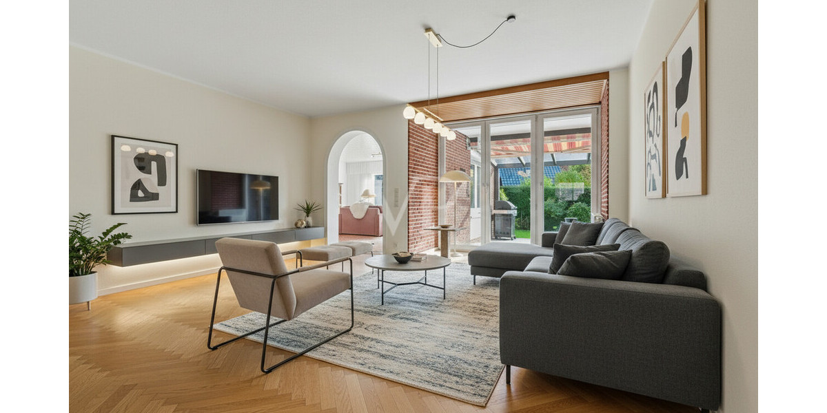 Homestaging EG Großzügiges Kaminzimmer